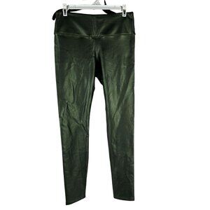 Womens High-Waisted Green Leggings Size M
